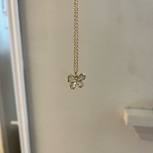 Kendra Scott Gold Butterfly Pendant Necklace - Picture 2 of 4
